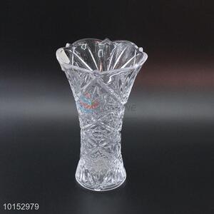 Nice design clear glass decorative vase