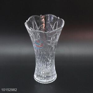 China manufacturer clear glass flower vase