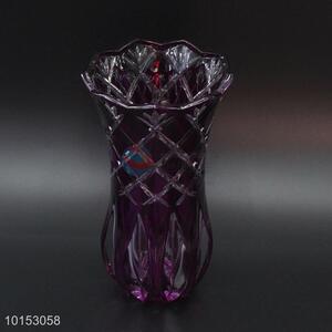 Stylish cheap modern colored glass flower vase