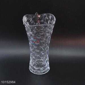 Good quality clear glass flower vase