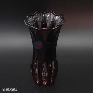 Customized  fashion modern colored glass flower vase