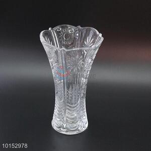 High quality clear glass flower vase