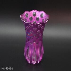 Newest product modern colored glass flower vase