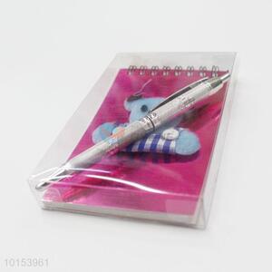 Pretty Cute Students Spiral Coil Notebook Pen Set