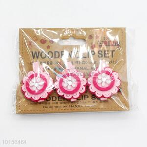 Pretty Cute Flowers Pattern Photo Clip Clothespin Clips