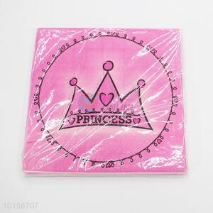 Princess birthday paper napkin serviette