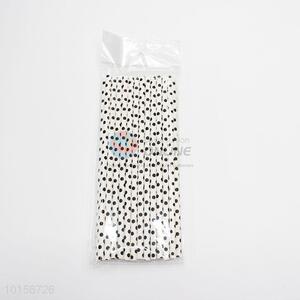 Party Supply Polka Dots Paper Drinking Straws