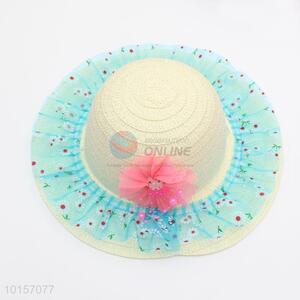 Custom paper straw hat/beach hat for children