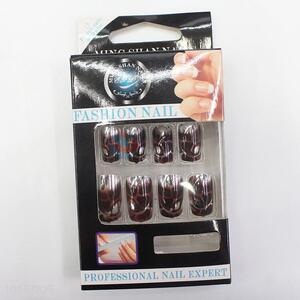 Fashion ABS Artificial <em>Nail</em> Art Tips Classic Manicure <em>Fake</em> Nails