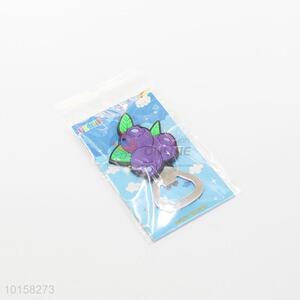 Bottom price blueberry shaped pvc fridge magnet opener