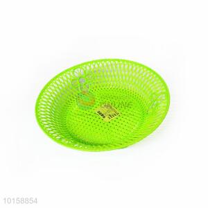 Green Circular Shallow Mouth Colander Filter Basket