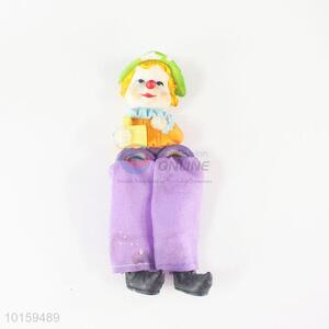 Lovely Resin Boy Doll/Resin Crafts with Purple Trousersfor Home Decoration