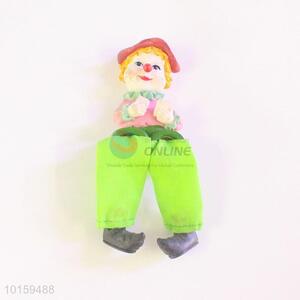 Cute Resin Boy Doll/Resin Crafts with Green Trousers for Home Decoration