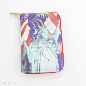 Wholesale Statue of Liberty Printed Purse Wallet