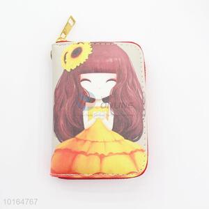 Fashion designer printed clutch wallets for girls