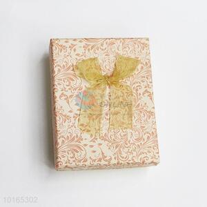 Eco-friendly Jewelry Paper Gift Box in Rectangle Shape