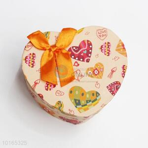 New Design Paper Gift Box Storage Box in Heart Shape