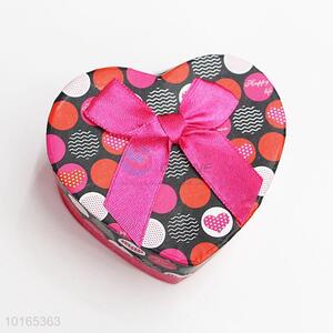 Pretty Cute Heart Shape Kraft Paper Gift Box Packaging with Lid