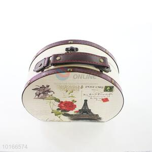 Wholesale Nice Semicircular 2 Pieces Jewlery Box and Storage Box Set