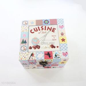 Wholesale Cuisine Printed 2 Pieces Jewlery Box/Case Set