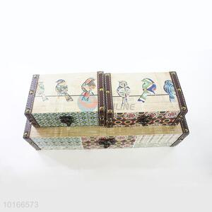 Best Selling Birds Printed 3 Pieces Jewlery Box and Storage Box Set