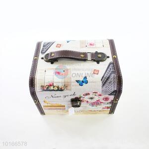 Colorful Flower Printed 2 Pieces Jewlery Box and Storage Box Set