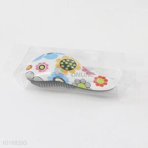 Fashion Promotional Plastic Printed Detangling Hair Brush Massage Comb