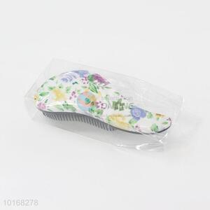 New Popular Plastic Hair Care Printed Hair Brush Massage Comb