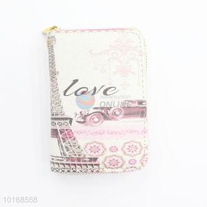 Fashion PU wallet zipper women wallet