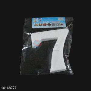 Promotional Gift DIY Number 7 Shaped Foam Christmas Foam Craft