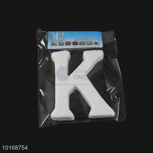 Popular Wholesale Letter K Shaped Foam Craft for Christmas Decoration