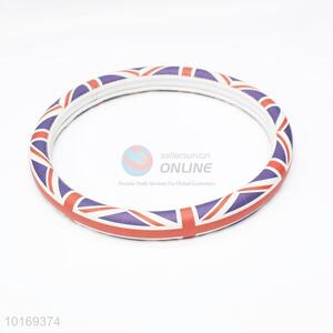 Creative union jack printed car steering wheel cover