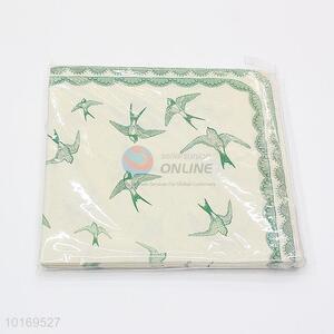 Latest Design Party Disposable Napkin with Flowers Pattern