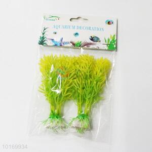 Yellow Green Plastic <em>Aquarium</em> <em>Tank</em> <em>Fish</em> <em>Tank</em> Decoration Simulation Plants