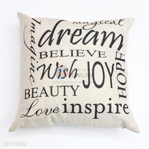 Fashion modern cushion cover with single-side printing