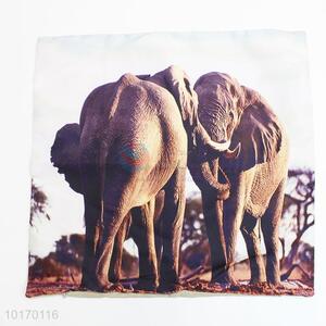 Wholesale elephant cotton bolster pillow cover/cushion cover