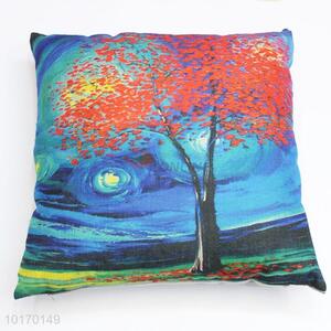 Household decorative cushion cover with double-side printing