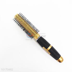 Fashionable Golden Head Professional Salon Plastic Comb for Women