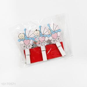 Decoration Wooden Paper Clips as Gift