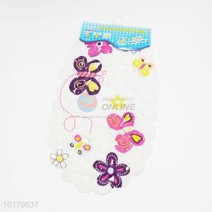 Cute designed butterfly printed shell bath mats/shower mats