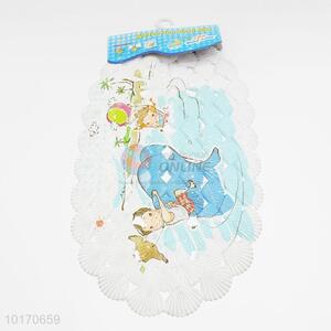 Good quality happy children printed shell bath mats/shower mats