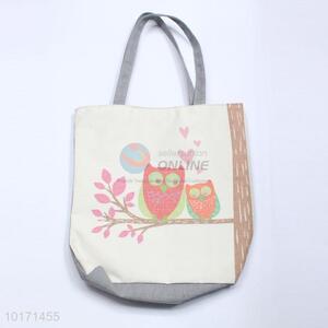 Cute owl pattern shopping bag/tote bag/multifunctional bag