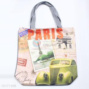 Hot sale Paris shopping bag/tote bag/hand bag