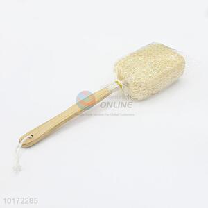 New Design Sisal Hemp Bath Brush with Long Wooden Handle