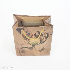 Eco-friendly printed brown kraft bag