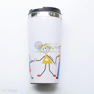 New Lovely Graffiti Pattern Plastic Stainless Steel Water Bottle