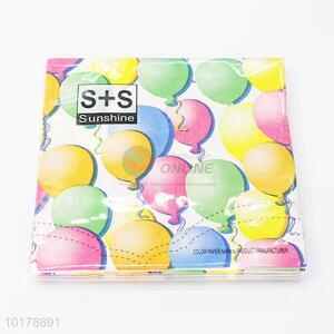 Recent design balloon printed wood pulp paper napkin