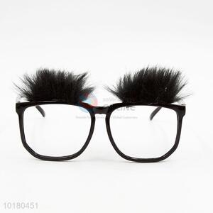 Wholesale black feather frame decorative glasses