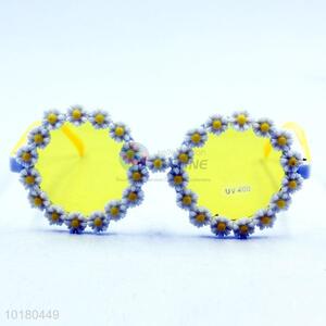 New design flower frame decorative sunglasses