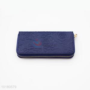 New and Hot Dark Blue Purse&Wallet for Ladies with Zipper